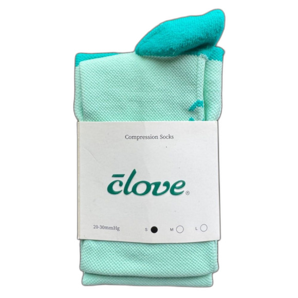 Clove Compression Socks, Small (W5-8.5), Apple Jade, NWT | Nurse Medical Travel - Picture 2 of 3